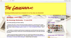 Desktop Screenshot of geneaholic.com