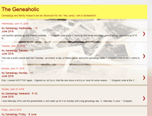 Tablet Screenshot of geneaholic.com
